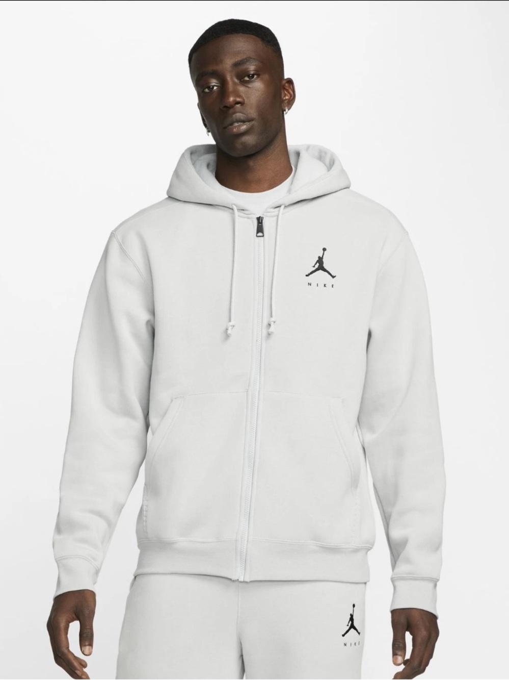 NIKE Air Jordan Jumpman Full-Zip Fleece Hoodie Size XL